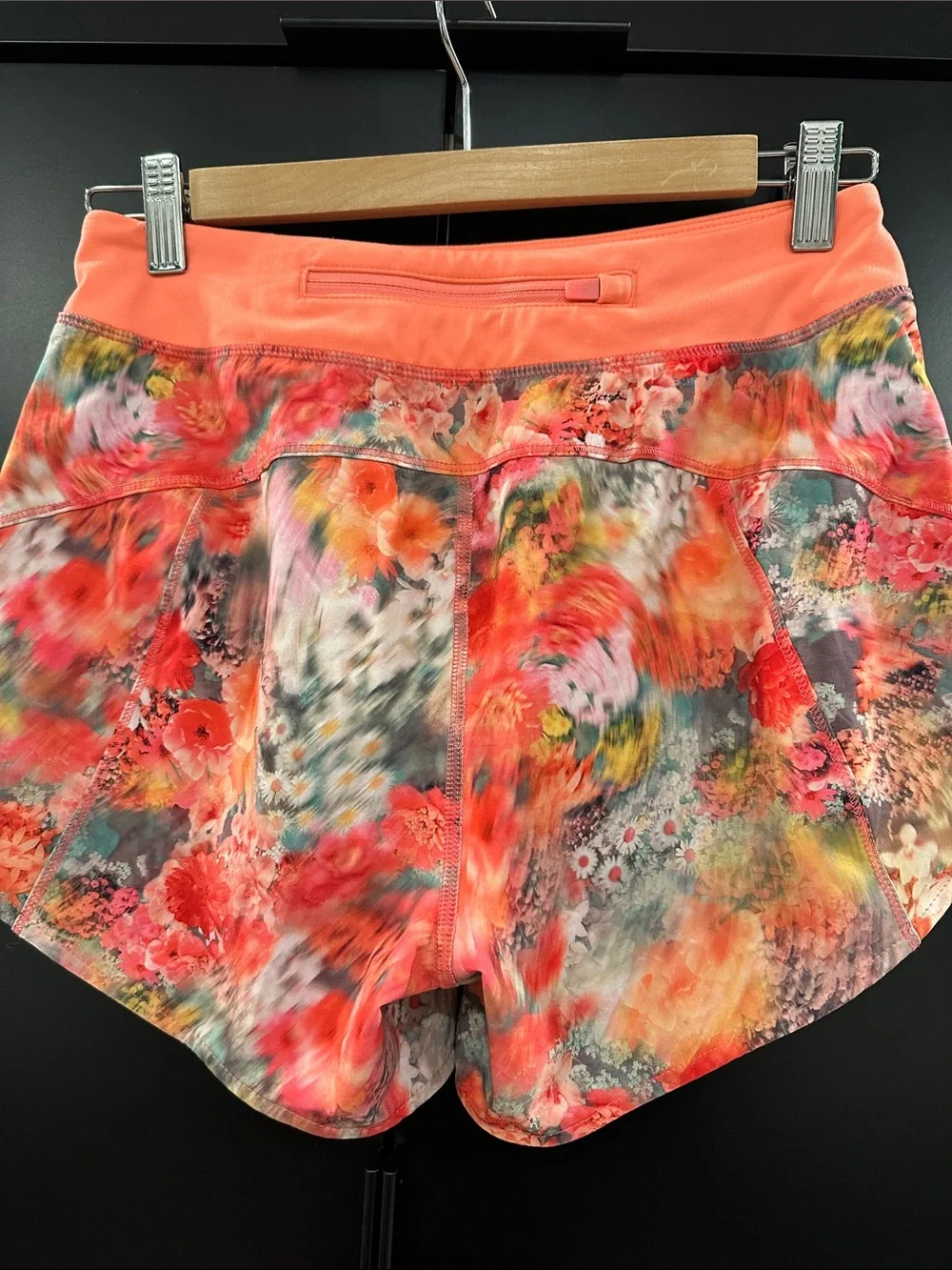 Athleta Girl‎ Run the World Coral Floral Print Athletic Shorts